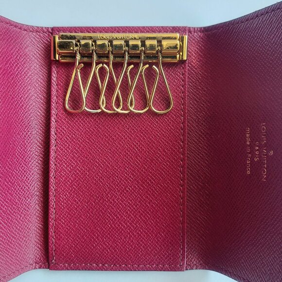 Louis Vuitton Monogram Fuchsia 6 Key Holder - Picture 5 of 8
